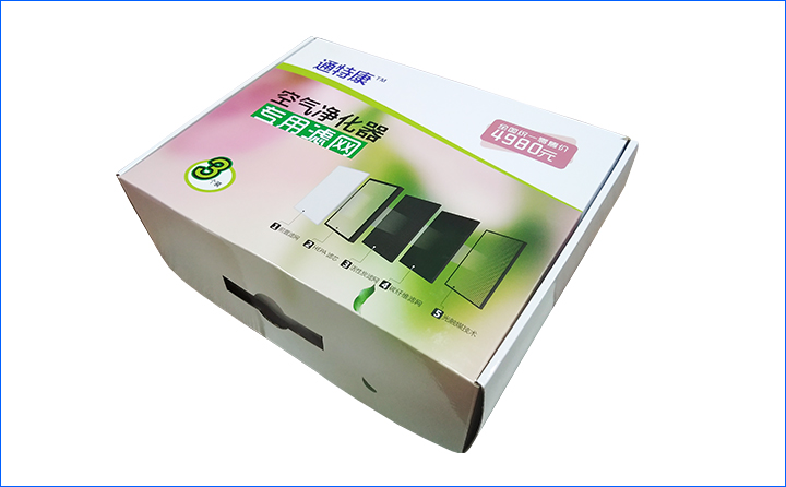 凈化器過濾網(wǎng)包裝彩盒