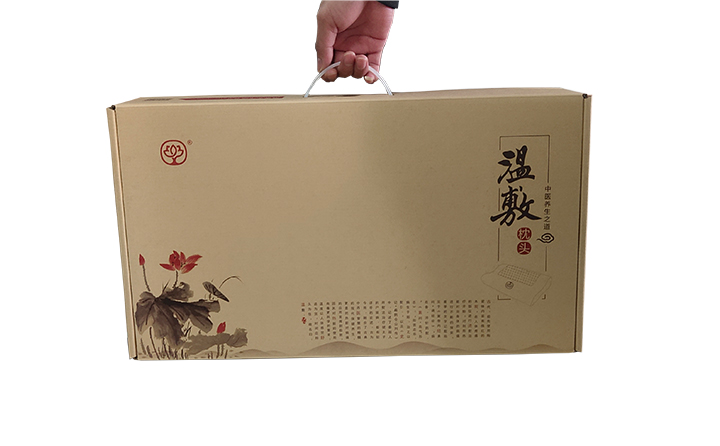 枕頭包裝彩盒帶手提