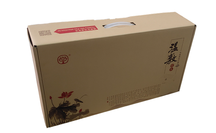 枕頭包裝彩盒帶手提